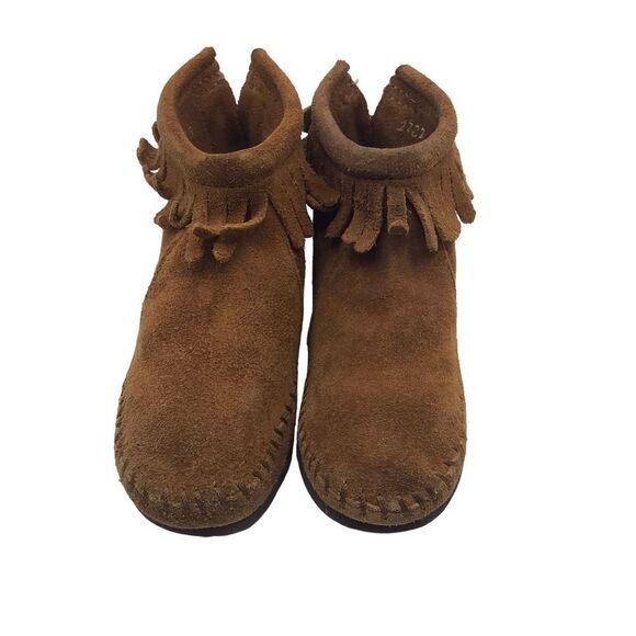Kids Minnetonka Fringe Boot Size 11 - Picture 3 of 7